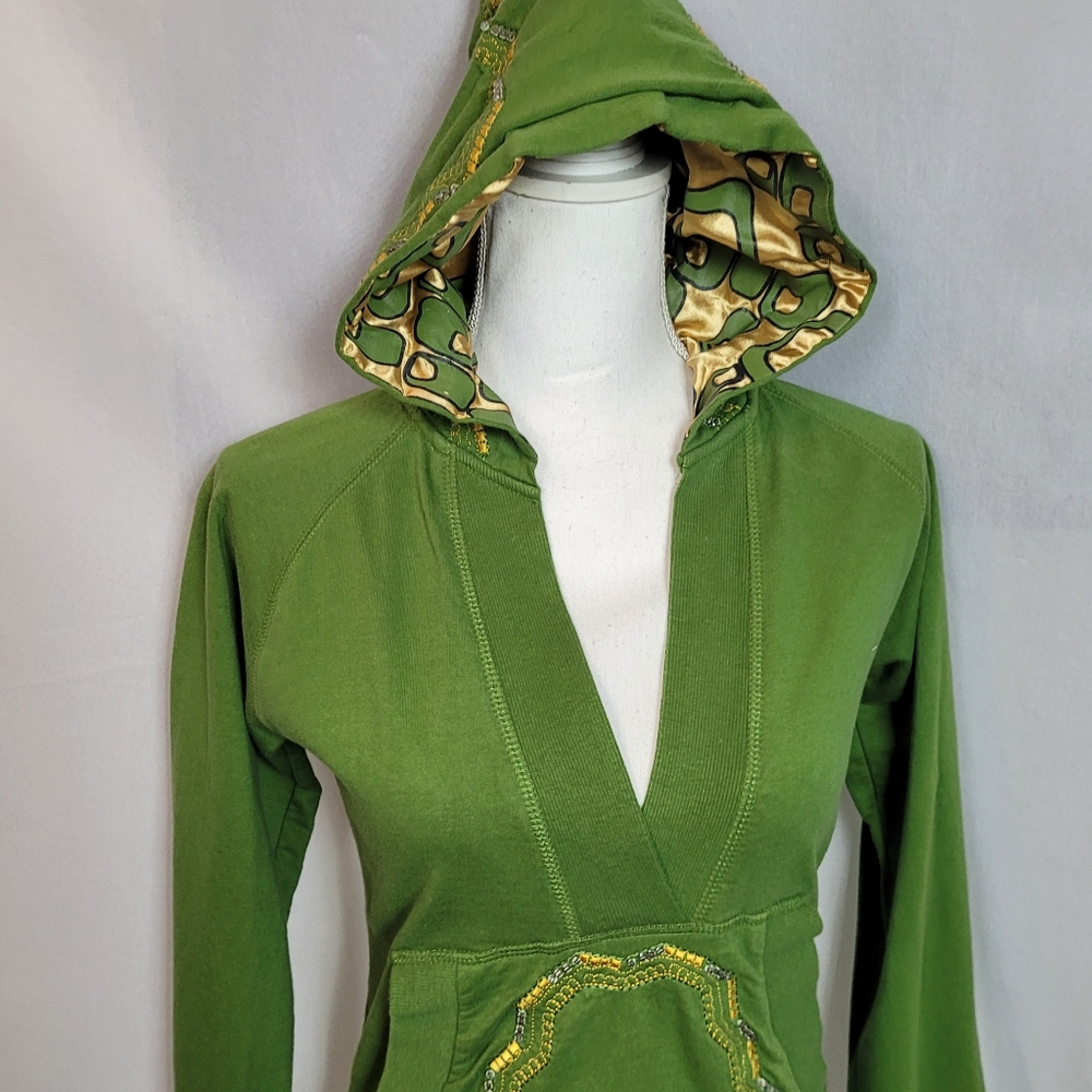 Soul Of Fashion Green Hoodie Size Small - Picture 2 of 16